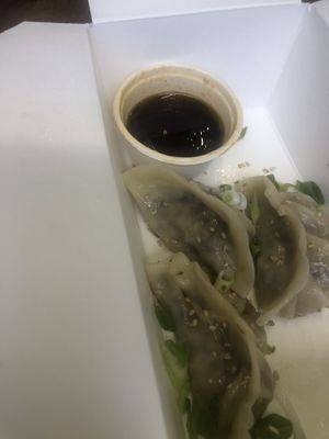 Gyosas  at Yasai Ramen in Lisbon