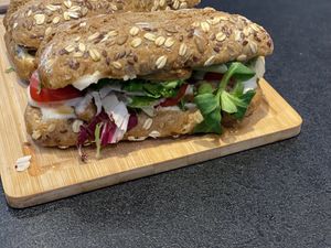   at Crunchy Kaffebar  in Nykoebing Sjaelland