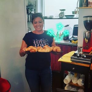  at Crunchy Kaffebar  in Nykoebing Sjaelland