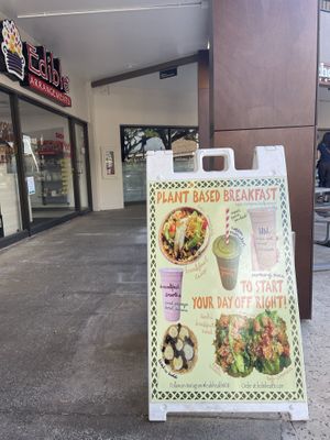 outside menu  at Leahi Health - Manoa in Honolulu