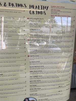 menu 2  at Leahi Health - Manoa in Honolulu