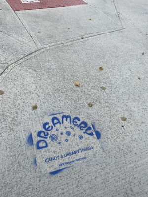 tagged logo a few streets down  at Dreamery in Brooklyn