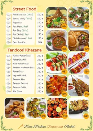  at Hare Krishna Vegetarian Indian Restaurant - हरे कृष्णा in Phuket