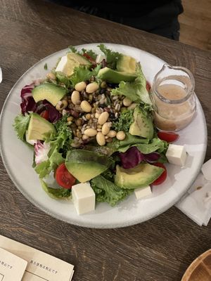 Tofu avocado grain salad with French dressing   at Chaya Macrobiotics - Shiodome in Tokyo