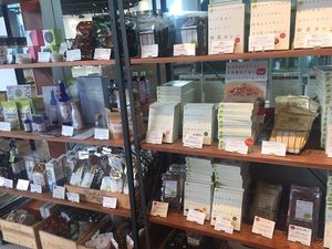 Exit thru the gift shop at Chaya Macrobiotics - Shiodome in Tokyo