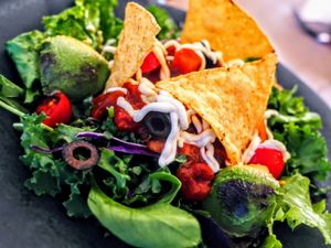 Taco Rice at Chaya Macrobiotics - Shiodome in Tokyo