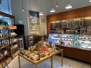 Healthy snack stand at Chaya Macrobiotics - Shiodome in Tokyo