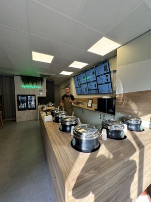 Kariem the sweet ownerr  at Super Bros. in Utrecht