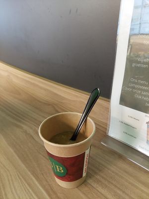 The medium sized soup at Super Bros. in Utrecht