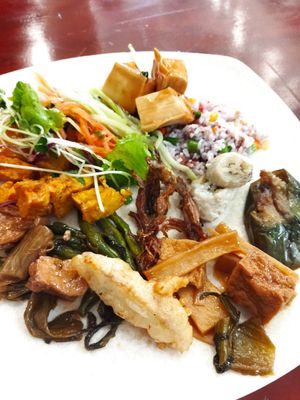 Got a little bit of most things except the soups. at Minh Bảo in Vung Tau