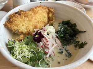 Spring curry ramen   at CUDO in Wroclaw