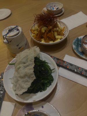 Wakame salat and kimchi   at CUDO in Wroclaw