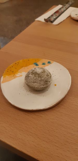 Matcha mochi at CUDO in Wroclaw