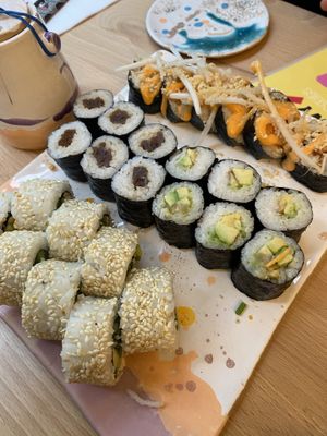 Shinkansen set #Veganuary at CUDO in Wroclaw