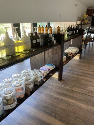 Bath and body section  at Mason & Greens in Washington