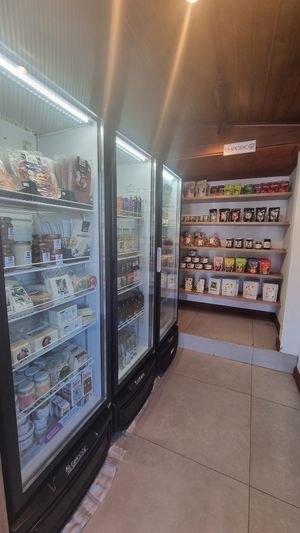 Mini market inside the store at Fermentaria in Florianopolis