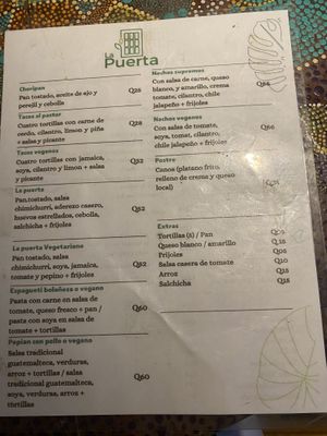   at La Puerta Café Vivero in El Remate