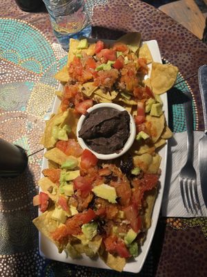   at La Puerta Café Vivero in El Remate