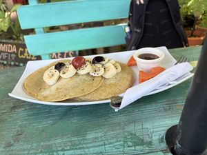   at La Puerta Café Vivero in El Remate