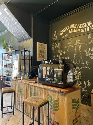   at C&P Craft Coffee Roasters in Mossel Bay