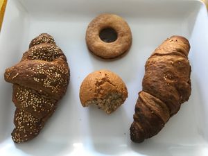 Vegan croissants and cookies  at Profumo di Sole in Pescara