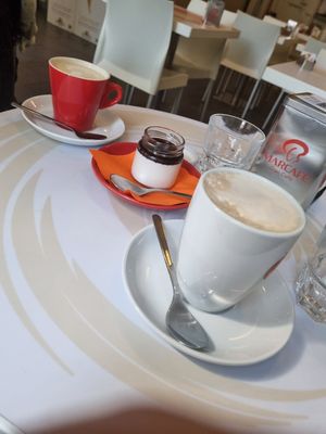 Panna cotta, power Chai and cappuccino at Profumo di Sole in Pescara