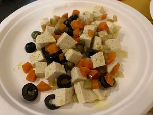 Tofu mediterranea  at Profumo di Sole in Pescara