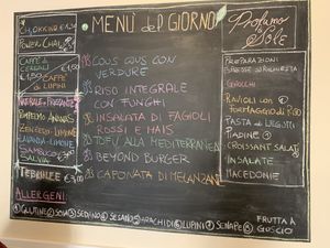 Menu  at Profumo di Sole in Pescara