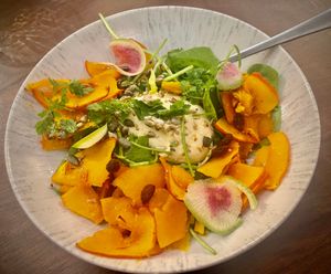 11/2025  Pompoensalade at Soul Kitchen in Ghent