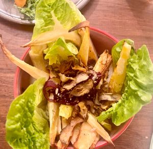 11/2025  Geroosterde pastinaak met aardpeercréme at Soul Kitchen in Ghent