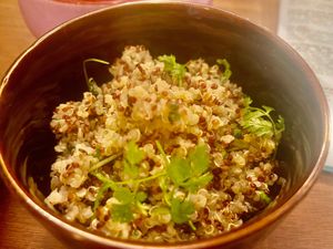 11/2025 Portie quinoa met verse kruiden at Soul Kitchen in Ghent