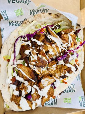 Jumbo kebab   at The Filthy Vegan in Nottingham