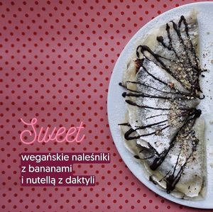Sweet pancakes (from their instagram) banana, dates and Nutella  at PERS in Torun