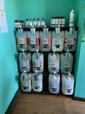 Detergent station   at Sunshine Co-operative in Sunderland