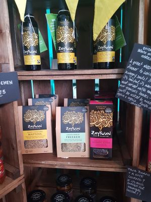 Grains and oils at Sunshine Co-operative in Sunderland