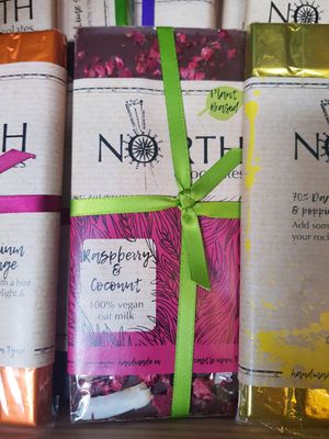 Vegan chocolate at Sunshine Co-operative in Sunderland