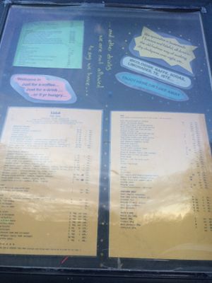 menue at Habsak in Oslo