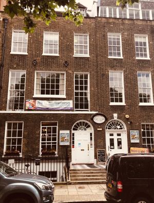 Impressive building at Mary Ward Centre Cafe in London