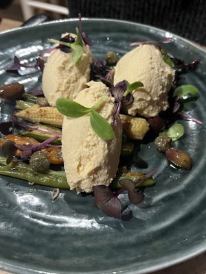 Hummus   at Aidin Restaurant in Canazei