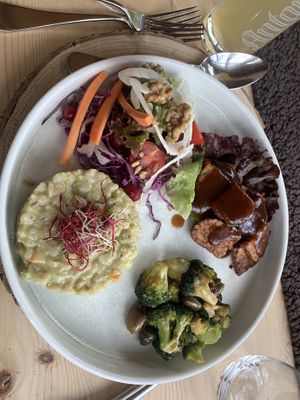 🌲😋  at Aidin Restaurant in Canazei