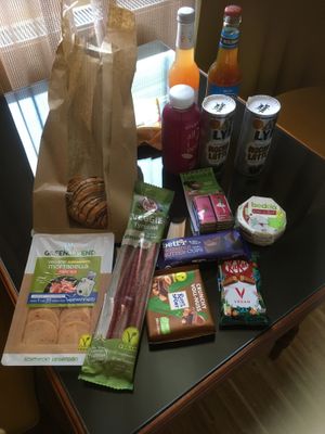 Snacks at Billa Pflanzilla in Vienna