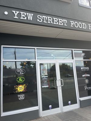 Yew Street Food Hall  at Veggie Bomb in Kamloops
