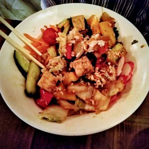 rice bowl at Pho - Soho in London