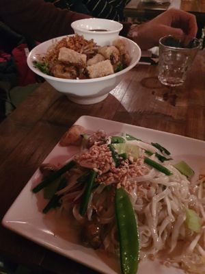 Vegan dinner at Pho - Soho in London