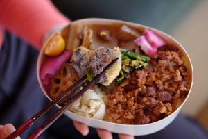 vegan bento at Yupanqui - ゆぱんき in Hirosaki