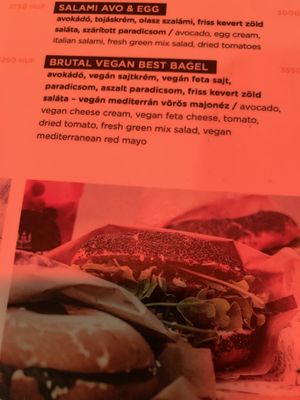   at Best Bagel Basilica in Budapest