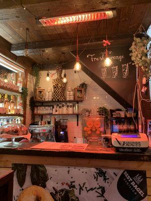   at Best Bagel Basilica in Budapest