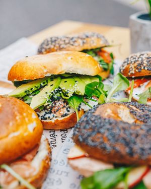  at Best Bagel Basilica in Budapest