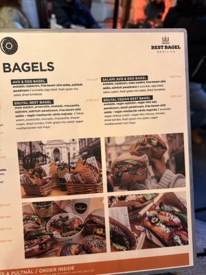   at Best Bagel Basilica in Budapest