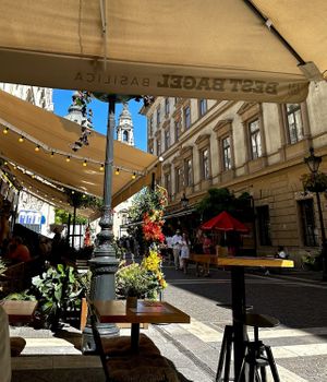   at Best Bagel Basilica in Budapest